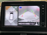 【アラウンドビューモニター】車を上から見下ろしているかのような映像で周囲の状況がひと目で確認、狭い駐車場に駐車するときも安心です♪♪障害物などがあると警告音がなりますので安心して駐車が出来ます★
