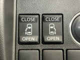 狭い所でも乗り降り楽々な両側電動スライドドアです!簡単にドアの開閉が出来る為女性やお年寄りにも優しく、荷物で手が塞がった時なども大変便利です!
