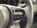 Hondaセンシングの機能のひとつ、アダプティブクルーズコントロール付!アクセルから足を離しても設定したスピードと前車との車間を保ち走行してくれます!車線維持もアシスト☆高速道路で疲労軽減ですね☆