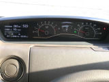 視認性の良いアウトホイールタイプのメーターです。安全運転が一番です。