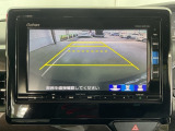 カラービジョンとガイド線で見やすい視点切替式のバックモニター。