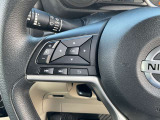 ハンドルスイッチで車の設定ができます。