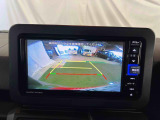 見えづらい車体後方部を映像で映し出してしっかりサポート!難しいバック駐車も安心です♪