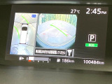 【アラウンドビューモニター】専用のカメラにより、上から見下ろしたような視点で360度クルマの周囲を確認することができます☆縦列駐車や幅寄せ時に活躍してくれます♪