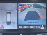 インテリジェント アラウンドビューモニター。クルマのまわりや目が届きにくいところも、大きい画面でしっかり確認できるので安心。