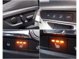 運転席には電動パワーシート搭載!また1つのキーごとシート位置を記憶できるメモリー機能付き!またシートヒーターも搭載!