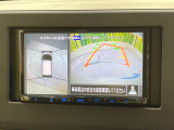 【アラウンドビューモニター】専用のカメラにより、上から見下ろしたような視点で360度クルマの周囲を確認することができます☆死角部分も確認しやすく、狭い場所での切り返しや駐車もスムーズに行えます。
