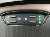 シートベンチレーション付きです。シートと密着部分の空気を換気して蒸れを防いでくれるので、暑い時期も快適に過ごせます♪一度使ったら手放せません!