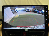見えづらい車体後方部を映像で映し出してしっかりサポート!難しいバック駐車も安心です♪