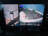 まるでお車を真上から見下ろしたかのような映像をナビに映し出してくれますので狭い駐車場でも周囲を確認する事が出来ますので非常に安心です♪