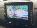 【アラウンドビューモニター】専用のカメラにより、上から見下ろしたような視点で360度クルマの周囲を確認することができます☆死角部分も確認しやすく、狭い場所での切り返しや駐車もスムーズに行えます。