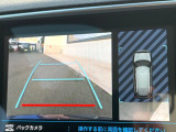 ●ガイドライン付きバックカメラ:不安な駐車もこれで安心!ガイドライン付きなので狭い箇所での駐車もラクラクです!