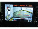 【パノラミックビューモニター】クルマの斜め後ろや真横など、目が届きにくい箇所も確認できるため、いち早く障害物に気が付くことができて安心ですね♪