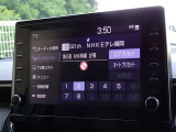 地デジ対応、フルセグデジタルTV放送が視聴できます。