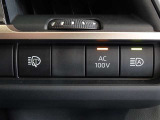 非常時やキャンプなどに役立つAC100Vコンセント付きです。