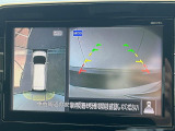 【アラウンドビューモニター】専用のカメラにより、上から見下ろしたような視点で360度クルマの周囲を確認することができます☆縦列駐車や幅寄せ時に活躍してくれます♪