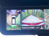 【アラウンドビューモニター】専用のカメラにより、上から見下ろしたような視点で360度クルマの周囲を確認することができます☆死角部分も確認しやすく、狭い場所での切り返しや駐車もスムーズに行えます。