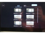前後ドライブレコーダー搭載。車載カメラの映像を内蔵メモリーに録画。別のカメラを後付けすることなく前後映像を記録できます。録画した映像はディスプレイオーディオの大画面ですぐに再生、確認できます。