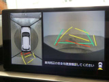 駐車も安心のバックモニターです。パノラミックビューモニター付きでより安心して駐車が行えます。