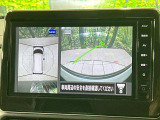 【アラウンドビューモニター】専用のカメラにより、上から見下ろしたような視点で360度クルマの周囲を確認することができます☆死角部分も確認しやすく、狭い場所での切り返しや駐車もスムーズに行えます。