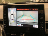 車庫入れなど後進運転時に死角をモニターで確認ができて安全です♪ ステアリング操作の参考になるガイド線も表示しますので車庫入れがニガテな方も安心ですネ!