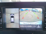 車の全周囲を確認できるアラウンドビューモニター
