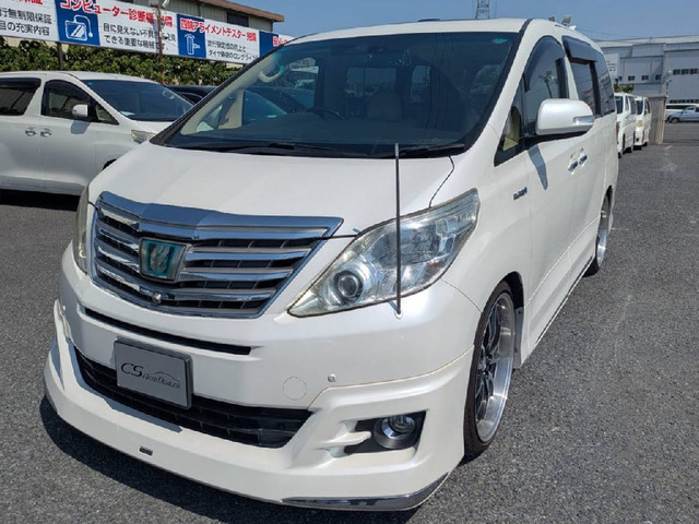 アルファードハイブリッド 2.4 G Lパッケージ 4WD モデリスタエアロ サンルーフ 4WD ...