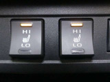 運転席と助手席には寒い時にうれしいシートヒーターが装備されてます。