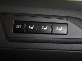 運転席のパワーシートは3名様分までメモリー機能付きです。