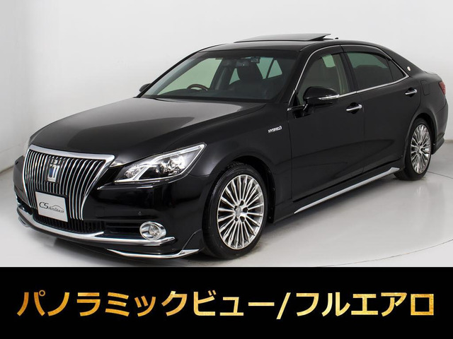 クラウンマジェスタ 3.5 Fバージョン 1オナ SR OP18AW 黒革 360禁煙