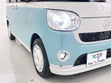 フォグランプ装着車です。暗い夜道の車両前方を明るく照らします