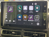 【ディスプレイオーディオ】お手持ちのスマートフォンとの連携で、ナビや音楽再生など各種アプリを使用可能。スマホに近い感覚でお使いいただけます♪