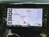 日産純正ナビゲーションです。初めて走る道でも安心して運転が出来ます。