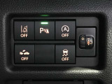 運転席回りのスイッチで安全装備のON/OFFも簡単に!