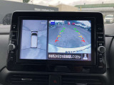 アラウンドビューモニター 駐車場での車庫入れや狭い道路での走行にカメラで確認が出来るので安心です。