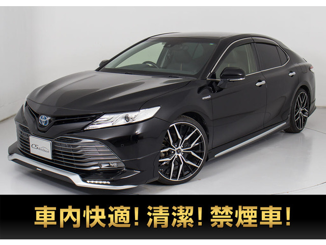 カムリ 2.5 G レザーパッケージ TRDエアロ禁煙 黒本革 BSM クリソナ