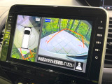 【パノラミックビューモニター】専用のカメラにより、上から見下ろしたような視点で360度クルマの周囲を確認することができます☆死角部分も確認しやすく、狭い場所での切り返しや駐車もスムーズに行えます。