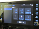 オーディオソース選択画面です。Bluetoothオーディオをご利用いただけます。