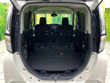 普段のお買い物や通勤、送迎等に十分な荷室スペースを確保しております。セカンドシートを倒すと、大きな荷物の積載も可能です♪