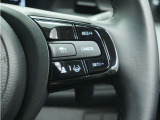 ◆アダプティブクルーズコントロール◆予め設定した車速内でクルマが自動的に加減速。前走車との適切な車間距離を維持しながら追従走行します。【LKAS】車線維持支援システムでステアリング操作を支援。