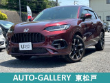ワインレッド色のZR-V Zが入庫しました。純正ナビ、全周囲カメラ装備のお車です。