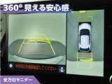 フロントモニター・サイドモニター・バックモニターを使用し、車を上から見たような映像で駐車が出来ます!