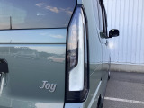 視認性がいいテールランプ。後続車にも存在をアピール。