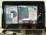 バック時に自車の真後ろの映像&上から見下ろした映像を映してくれますのでラクラク駐車が可能です(^_^)-☆