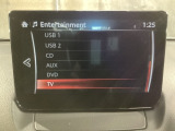 フルセグ地上デジタルTVチューナー付き(安全上、走行中は映りません)