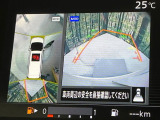 【アラウンドビューモニター】専用のカメラにより、上から見下ろしたような視点で360度クルマの周囲を確認することができます☆死角部分も確認しやすく、狭い場所での切り返しや駐車もスムーズに行えます。