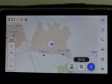 ナビゲーション付き。タッチパネル式で使いやすく、お出かけもラクラクです。