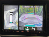【全方位モニター用カメラ】専用のカメラにより、上から見下ろしたような視点で360度クルマの周囲を確認することができます☆死角部分も確認しやすく、狭い場所での切り返しや駐車もスムーズに行えます。