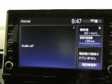 ディスプレイオーディオ搭載 ナビとしての機能はもちろん、お手持ちのスマホと連携しスマホ内の音楽を聴いたり、メッセージの受信等色々な事が出来ます