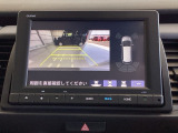 便利な3ビュー切り替え、ガイド線表示付きのバックカメラです。後退時、後方の視界をサポートします